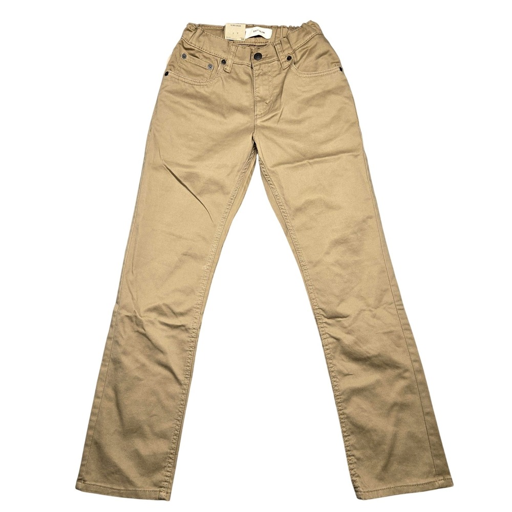 Levis Pants Boys 12 Regular Khaki 511‎ Slim Stretch Adjustable Waist 26x26 Twill
